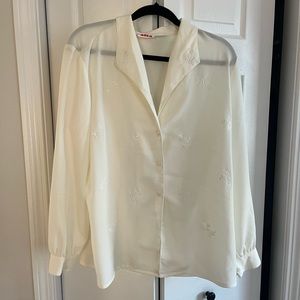 Semi-sheer Alia Blouse sz14